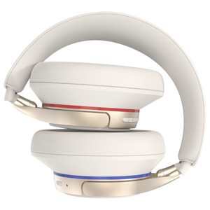 Casque audio supra-auriculaire sans fil avec réduction de bruit ANC, basses puissantes, portable, pour appels et jeux, pour homme/femme, multifonction - Product Image 5