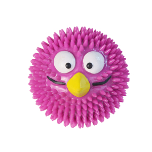 C4P venta al por mayor pájaro gravedad inteligente entrenamiento dientes limpio alimentador lento Piky Squeaky bola dientes molienda perro bola juguete - Product Image 3