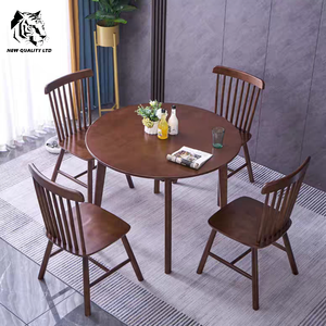 Meubles de salle à manger en bois massif, table ronde, nouvelle mode, prix compétitifs, sur mesure, en stock, prêts à être expédiés, vente en gros Chine. - Product Image 6