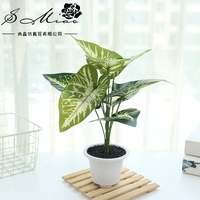 Árvore para decoração de escritório, planta artificial bonsai