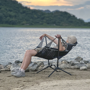 Silla Mecedora Plegable Portátil de Aleación de Aluminio para Exteriores, Silla de Pesca, Silla Luna para Playa y Barbacoa - Product Image 5