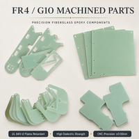 Pièces usinées CNC personnalisées en G10 FR4 Garolite, feuille d'isolation en fibre de verre époxy, fraisage, perçage, découpe