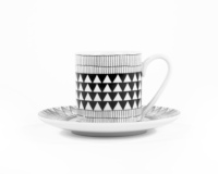 Vente flash : Ensemble de tasses et d'assiettes en céramique géométrique en forme de losange, vaisselle en porcelaine pour le café, le thé et le dîner