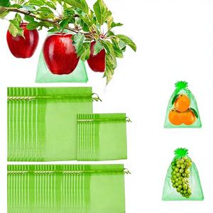 Sacs de culture en filet pour fraises et raisins, protection des plantes et légumes contre les oiseaux, outils de jardinage en plastique, marque fabriquée en Chine continentale - Product Image 1