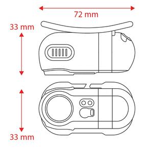 Chinese Factory Rechargeable Lithium Ion LED Headlamp 600 Lumens IPX5 Waterproof USB-C Portable Headlamp 50-99M Range 7 <b>Lighting</b> - Product Image 2