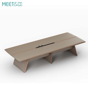High Quality Convertible Wooden Conference <b>Table</b> Extendable for Modern Board Rooms for Meetings and Executive Use - Product Image 4