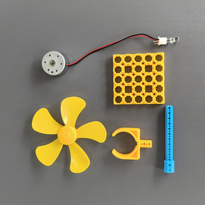 Mini Wind Turbine Model Kit 80mm Plastic Educational Science Toy For Kids Age 7-9 DIY <b>Physics</b> Experiment Learning Tool - Product Image 2