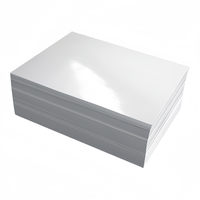 Meilleur papier synthétique brillant PP imperméable de taille A4 (8,5x11 pouces) imprimable par jet d'encre, papier autocollant en vinyle PET pour imprimante jet d'encre