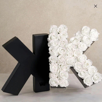 Nouvel arrivage d'ensembles cadeaux de fleurs conservées boîte aux lettres ensembles de cadeaux de fleurs flor roses éternelle pour petite amie