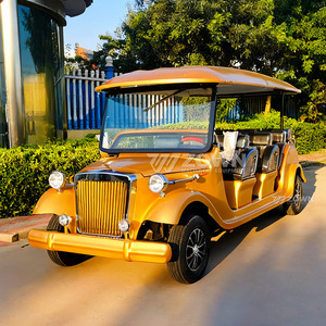 Superbe prix réduit – Voiture électrique Golden 3+1, véhicule touristique classique vintage, voiture de tourisme avec moteur AC, batterie, 11 places à vendre - Product Image 3