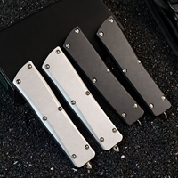 Couteau de poche moderne à lame D2, manche en aluminium CNC, couteau pliant tactique pour l'extérieur, léger, outil de survie et de camping EDC
