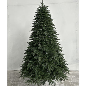 Albero di Natale Bicolore 210cm (7ft) per Mercato Europeo, Completamente Ignifugo 5T 7T in PE Artificiale - Product Image 5