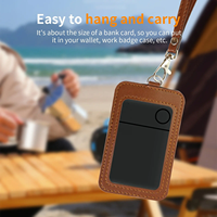Traqueur de portefeuille de voiture Détecteur de carte Certifié Mfi Ultra Mince Ble Track Bagages Smart Item Locator Fonctionne avec Find My