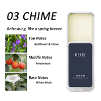Baume de parfum solide pour le corps naturel de longue durée de marque privée personnalisé étui portable parfum solide