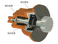 Palan de construction à crémaillère avec système anti-chute-Limiteur de vitesse centrifuge Ascenseur de sécurité