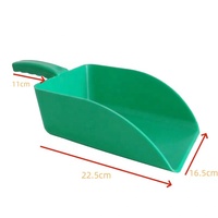 IMPA615965 Pelle anti-explosion en plastique vert, pelle chimique, pelle agricole industrielle pour l'épandage d'huile