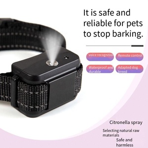 Mejor venta IPX3 impermeable remoto 800m vibración ladridos Control perro eléctrico entrenamiento Collar para buen hábito - Product Image 3