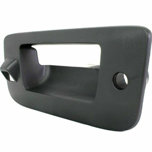 Poignée de hayon arrière GMC avec anneau de fixation, caméra et trou de serrure, noire, 22755304, pour modèles 2007-2013 - Product Image 3