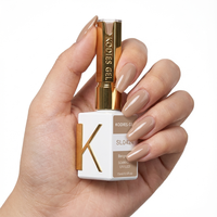 KODIES-Vernis à Ongles Gel Biab, Semi-Permanent Brun, Semi-Permanent, Sans Chaleur, HAMA/TPO