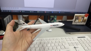 2025-07 16cm <span class=keywords><strong>B767</strong></span> Cargo Avions Fabricants Fournir Avion Modèle Personnalisé pour Société Cadeau Conception Personnalisée Logo - Product Image 6