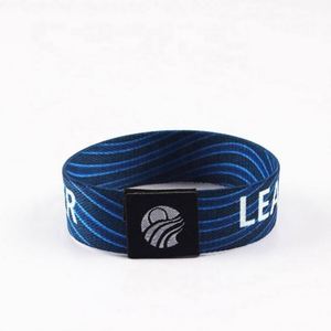 Bracelet élastique double face personnalisé en tissu écologique de luxe, design sportif et tendance, fourni directement par l'usine - Product Image 3