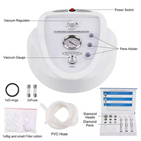 Machine de microdermabrasion 3 en 1 à grande pompe d'aspiration sous vide à pointe diamantée pour éliminer les boutons d'acné