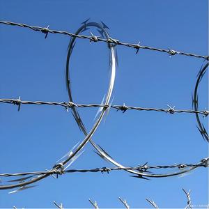 Alambre de Hierro Galvanizado para Cercas de Seguridad, Alambre de Púas para Prisiones, Alambre de Púas Cruzado, Alambre de Púas <span class=keywords><strong>Concertina</strong></span>, Alambre Anti-Escalada, Espaciado de Púas Personalizable - Product Image 5