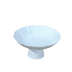 Plato de cerámica redondo para frutas, vajilla de cerámica para servir postres en el hogar o en bodas - Product Image 5