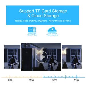 Cámara Domo CCTV inalámbrica para exteriores IP66 Red IP Visión nocturna segura Seguimiento automático Audio bidireccional P2P Cámara de red segura - Product Image 3