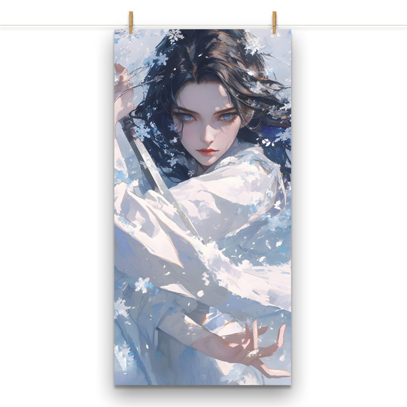Customized Digital Printing Anime Hanging Scroll