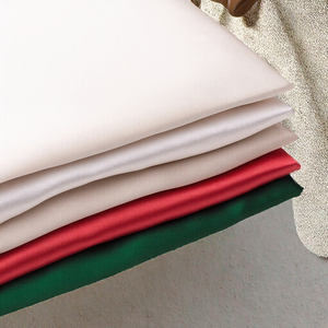 Nhà Máy Giá 100% <span class=keywords><strong>Polyester</strong></span> Sáng Bóng <span class=keywords><strong>Mikado</strong></span> Vải Lụa Twill Dệt Heavyweight Cho Trang Phục Cưới Cô Gái 'Giày Đồng Bằng Nhuộm" - Product Image 3