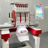 Machine à broder informatisée prête à l'emploi pour atelier, machine à broder les casquettes pour les entreprises de vêtements personnalisés