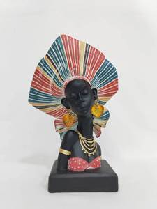 Fornitori sudafricani Custom statua scultura in miniatura africano umano figurina in resina artigianale su misura scultura africana - Product Image 6