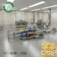 Machine de remplissage linéaire automatique d'huile végétale à grande échelle (400-2000 BPH) avec système anti-goutte et unité de capsulage et d'étiquetage