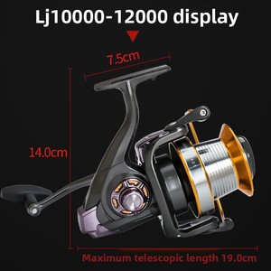 <span class=keywords><strong>Daiwa</strong></span> LJ3000 <span class=keywords><strong>Moulinet</strong></span> de troisième génération en métal à bouche oblique longue distance 5.2:1 Rapport de vitesse haute vitesse - Product Image 6