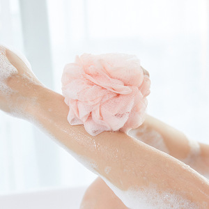 ฟองน้ำอาบน้ำรูปดอกไม้ 60 กรัม นุ่ม ไม่กระจายตัว สำหรับอาบน้ำ ขัดหลัง นวด - Product Image 4