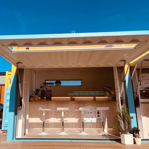 Case Modulari Prefabbricate, Negozi Mobili per Strade Commerciali, Caffetterie Mobili con Aste Elettriche e Circuiti - Product Image 1