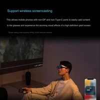 Rayneo Magic Box Grey, lunettes 3D, écran virtuel 3,5 pouces, terminal intelligent multifonction pour téléphone portable et ordinateur