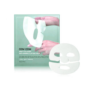 Máscara dividida de Colágeno Hidrolizado con logotipo personalizado, máscara de hielo transparente <span class=keywords><strong>facial</strong></span> en V para <span class=keywords><strong>piel</strong></span> seca, disuelve arrugas y blanquea - Product Image 1
