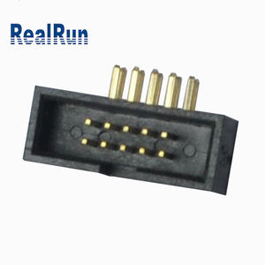 ขั้วต่อแบบกล่องทองเหลืองขนาด 1.27 มม. แบบมุมฉาก ตัวผู้ สำหรับแผงวงจรพิมพ์ 2*5 ขา ระยะห่าง 4.9 มม. - Product Image 3