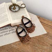 Chaussures pour filles, printemps, nœud, imprimé léopard, chaussures pour bébés, semelle souple, chaussures de marche pour bébés