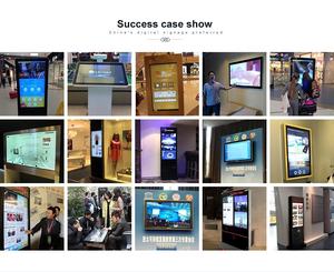 Poster digitale LCD da pavimento Business tutto Display per interni in uno con Touch Monitor schermo girevole Digital Signage nero - Product Image 6