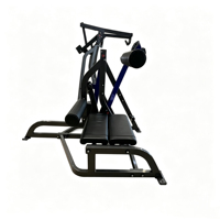 Machine de musculation professionnelle réglable en acier pour l'extension dorsale et l'exercice pectoral, idéale pour le renforcement du bas du dos