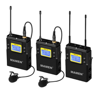 MAMEN Microphones pliables à condensateur pour l'enregistrement en studio Microphone sans fil pour podcast professionnel