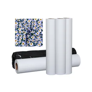Factory Supply Sublimation Paper Roll Print Sublimated Paper 31gsm 44inch 100m Transfer Paper Light For Digital Printer