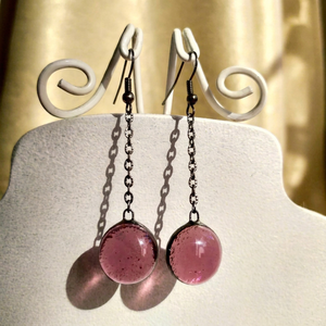 MN EXPORTS Colorful Resin <b>Drop</b> Earrings Handmade Epoxy Art Jewelry Stylish Statement for Women Everyday Wear Party Islam - Product Image 1