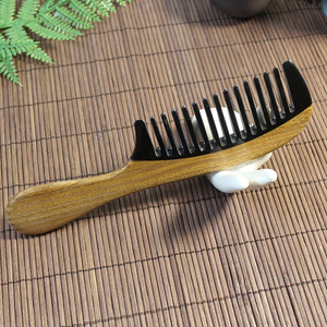 Sandalwood Hair <b>Comb</b> <b>Wide</b> Teeth Handmade Wooden <b>Comb</b> For Daily Use YH3-1 - Product Image 3