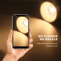 LOSO Intérieur Blanc Noir Pliable Aluminium 10W 20W 30W 40W Plafond Spot LED monté en surface