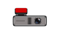 Caméra embarquée FHD1080P avec objectif fisheye grand angle, assistant de conduite ADAS, contrôle par application, vision nocturne, WiFi, USB, enregistrement en boucle, boîte noire
