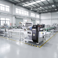 SZ-280 Industrielle Horizontale Durchlaufverpackungsmaschine Automatisches Bäckerei-System Kommerzielle Maßgefertigte Paletten-Honig-Ei-Roll-Verpackungsmaschine